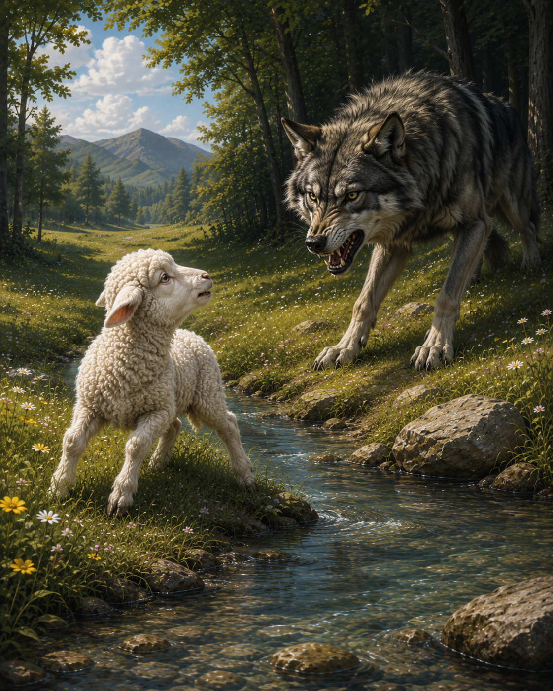 The Cat and the Birds — scene 2