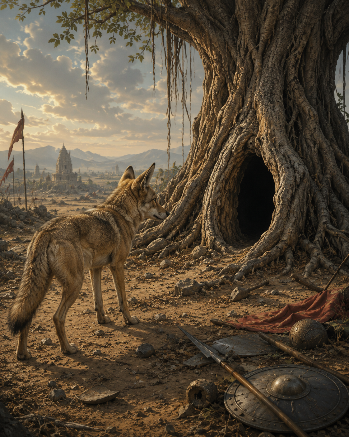 The Jackal and the Drum — scene 1