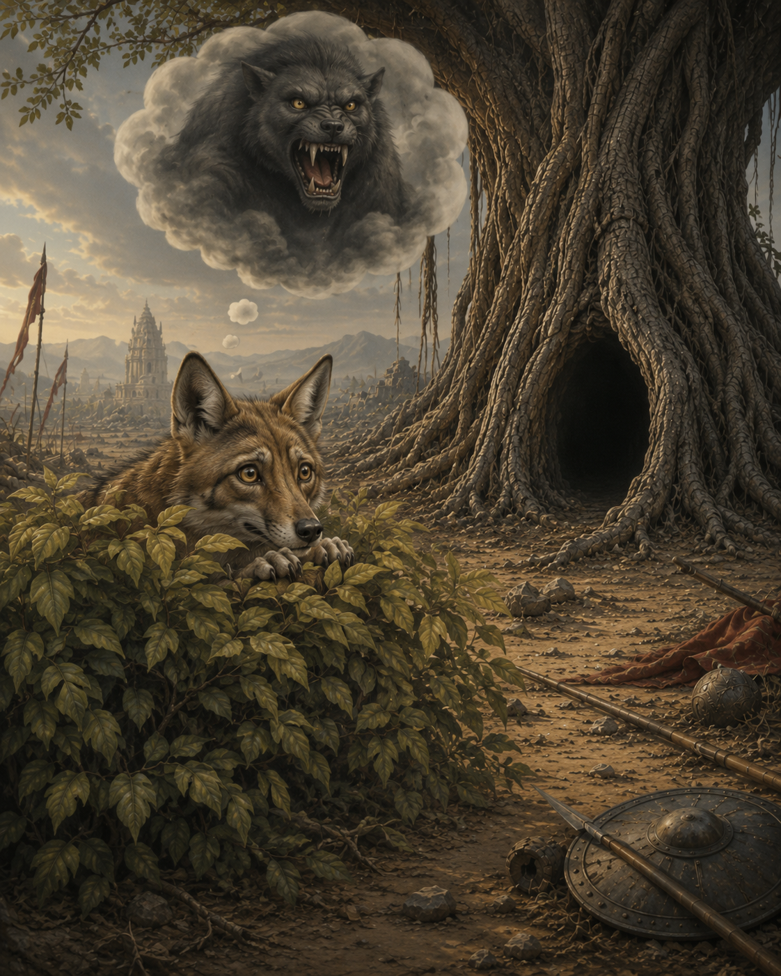 The Jackal and the Drum — scene 2
