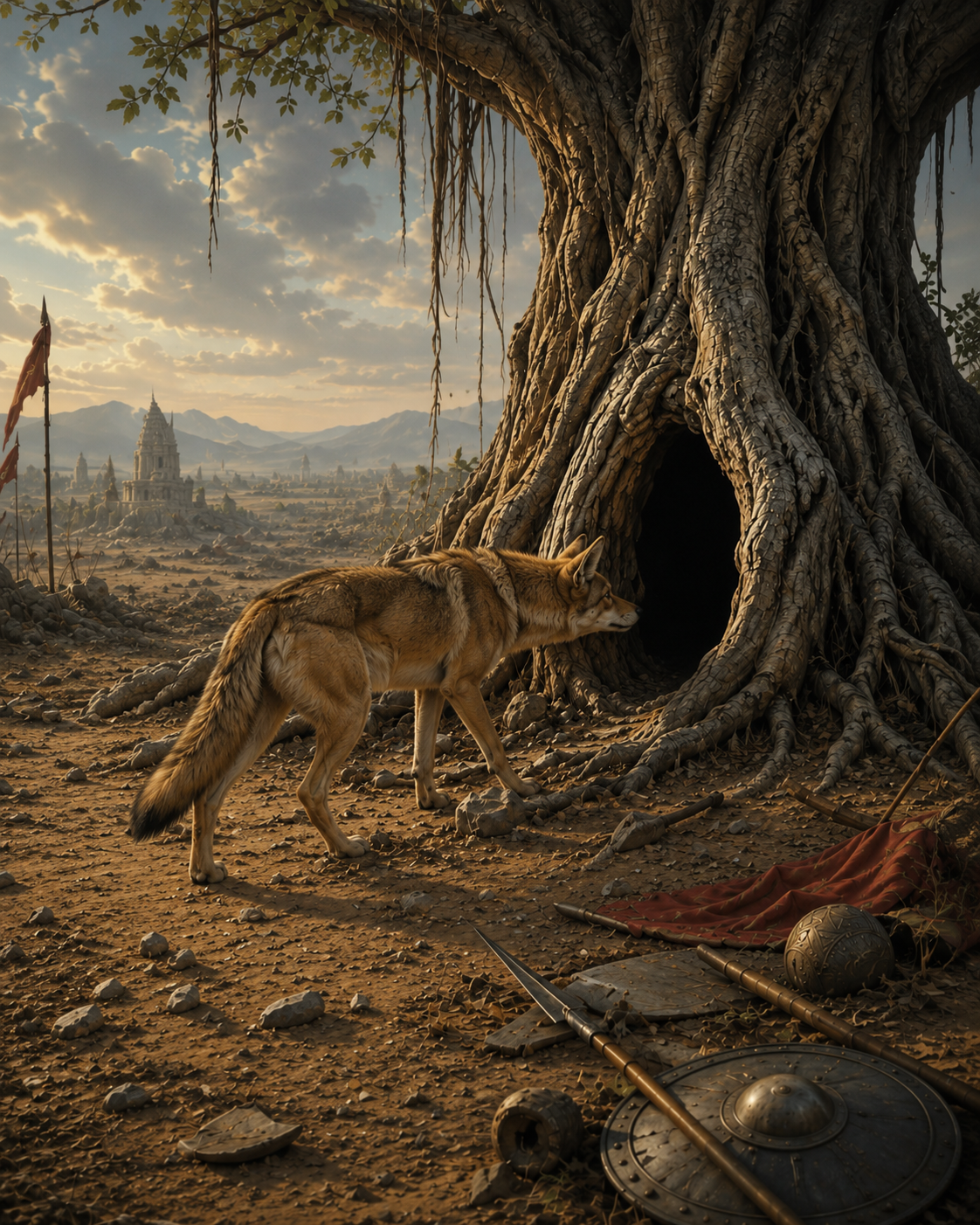 The Jackal and the Drum — scene 4