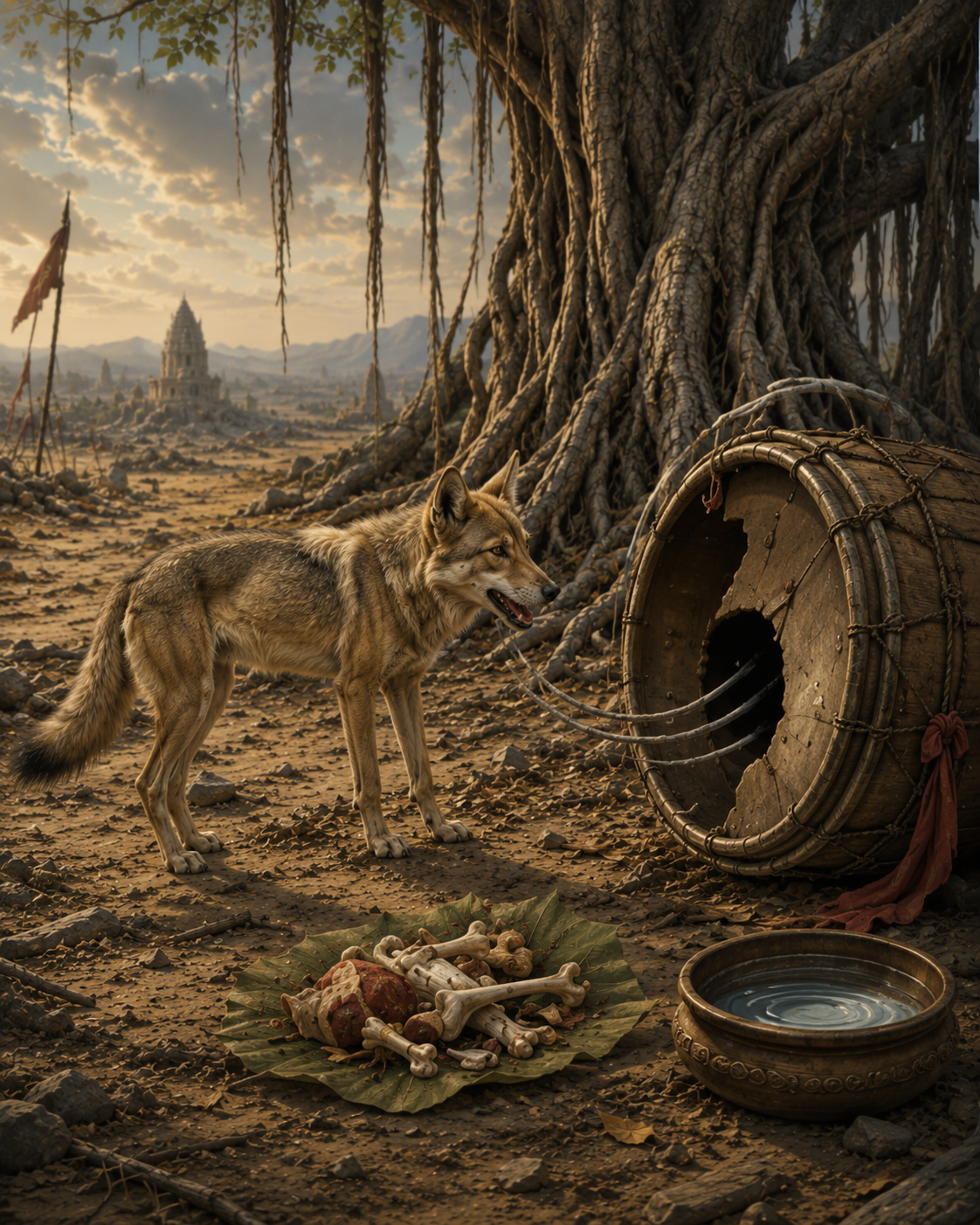 The Jackal and the Drum — scene 5