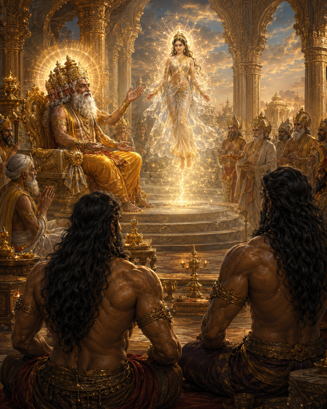 The Fall of Sunda and Upasunda — scene 2