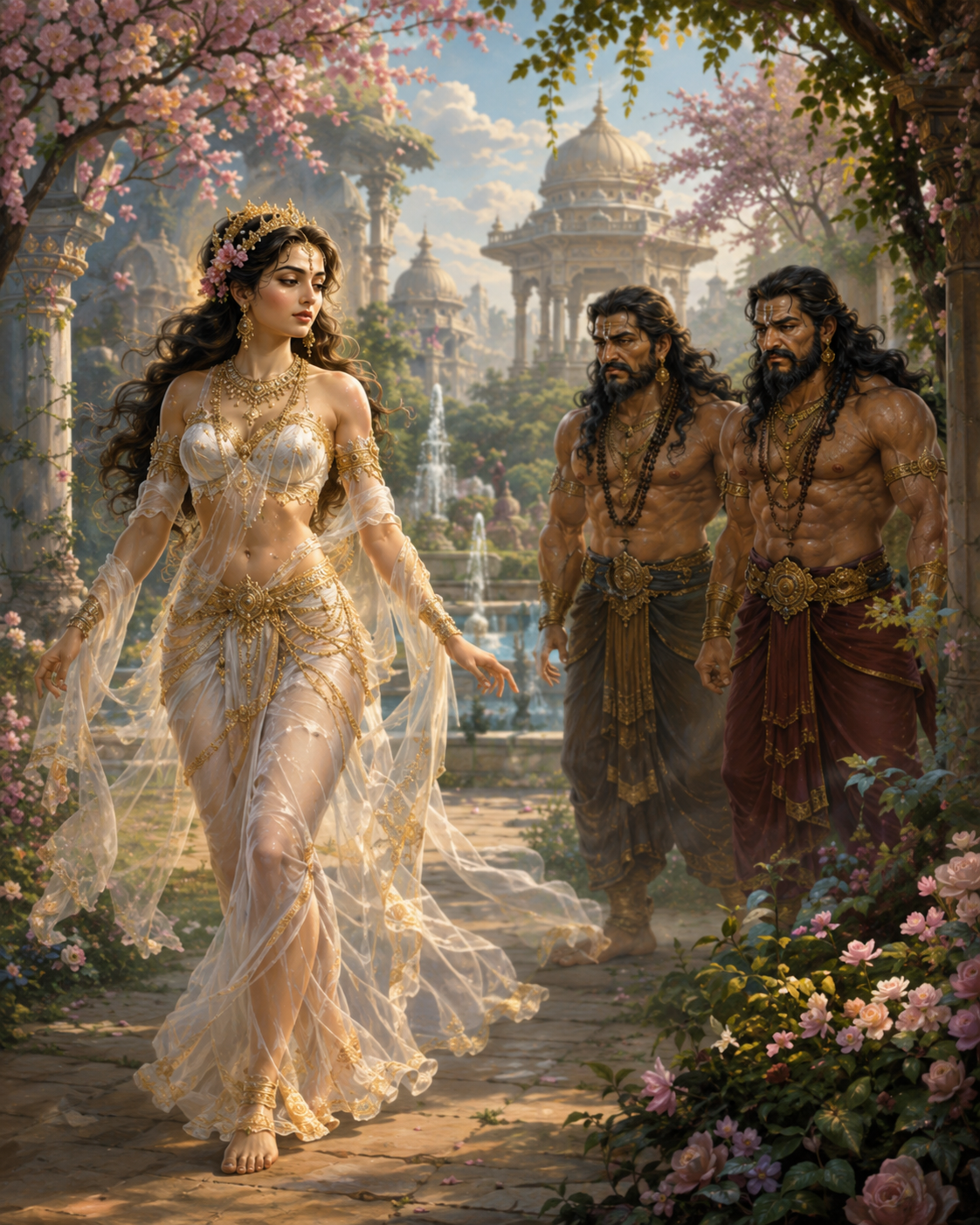 The Fall of Sunda and Upasunda — scene 3