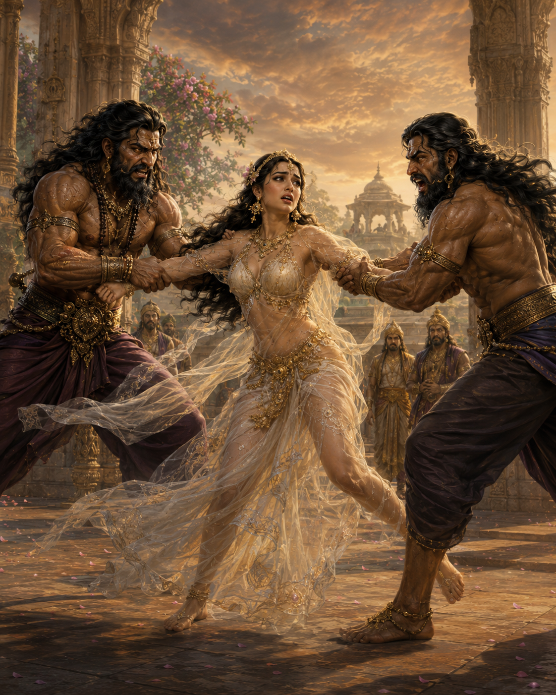 The Fall of Sunda and Upasunda — scene 4
