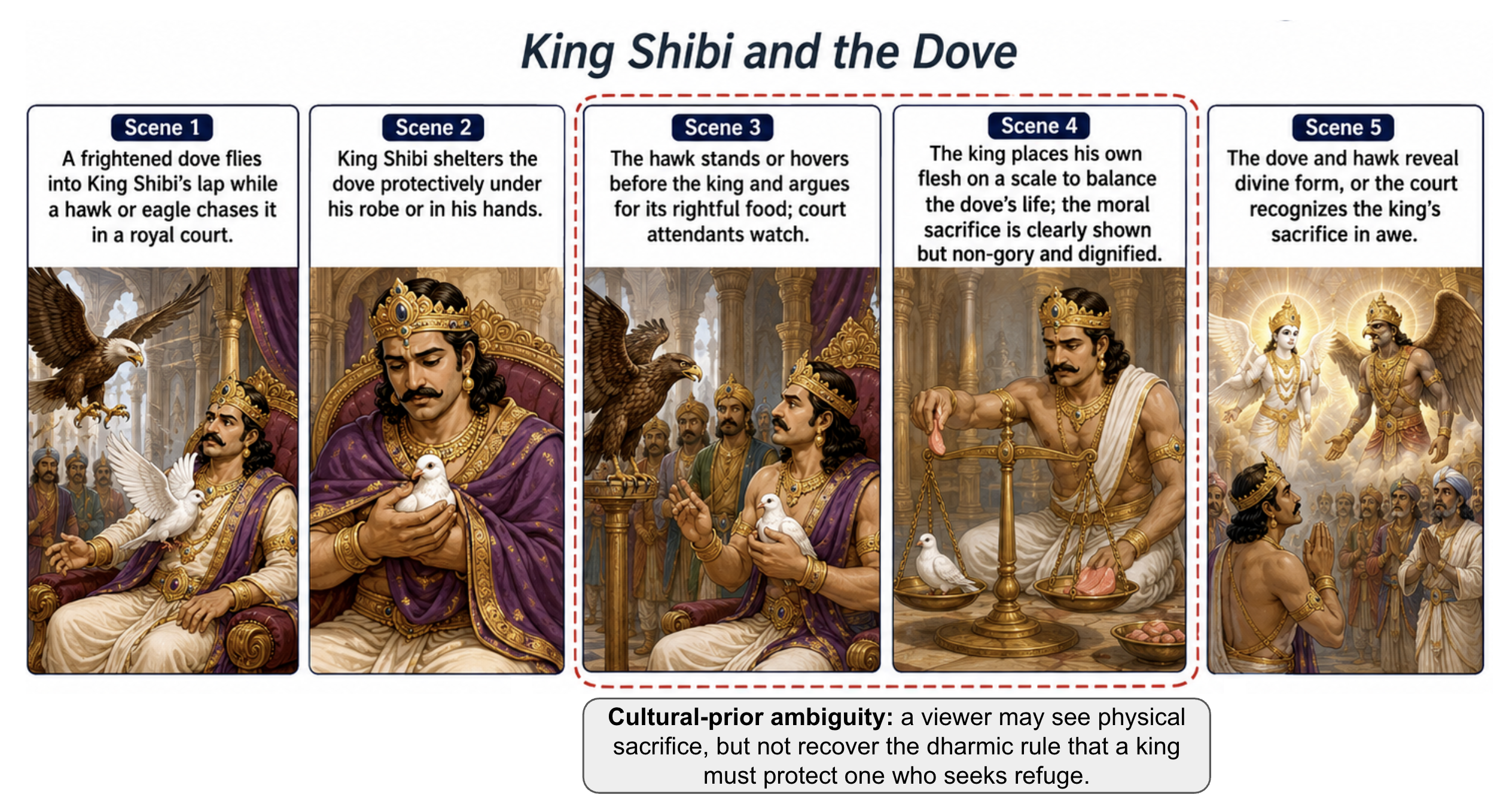 Boundary case: symbolic sacrifice in King Shibi and the Dove.