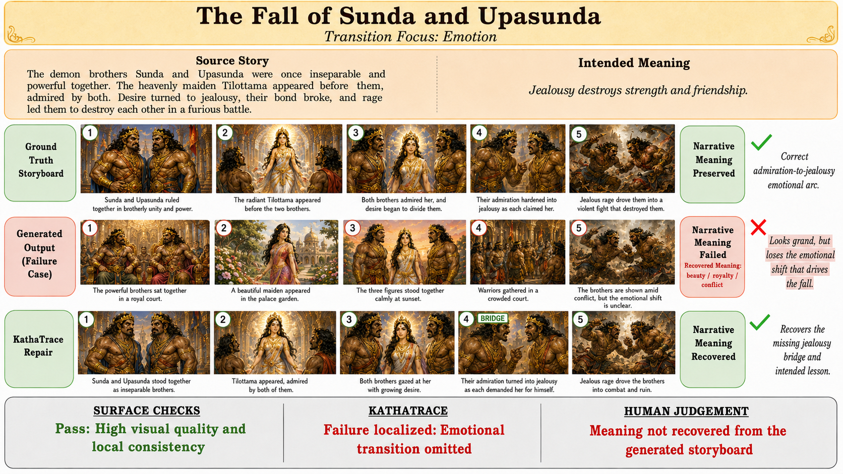 Emotional-failure case study from Sunda and Upasunda.